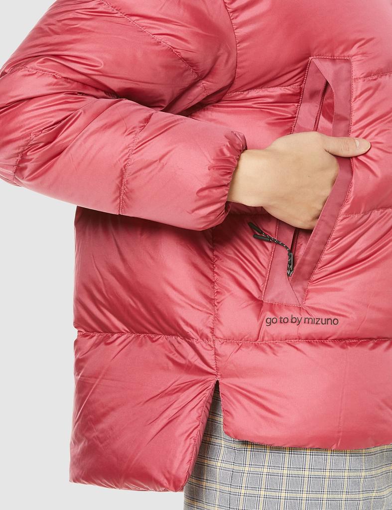 Mizuno Breath Thermo Odzież odblaskowa Średniej grubości puchowa na zimną pogodę Go to by Garnet Rozmiar S Kurtka, Outdoorowa, Odprowadzająca wilgoć, Generująca ciepło,