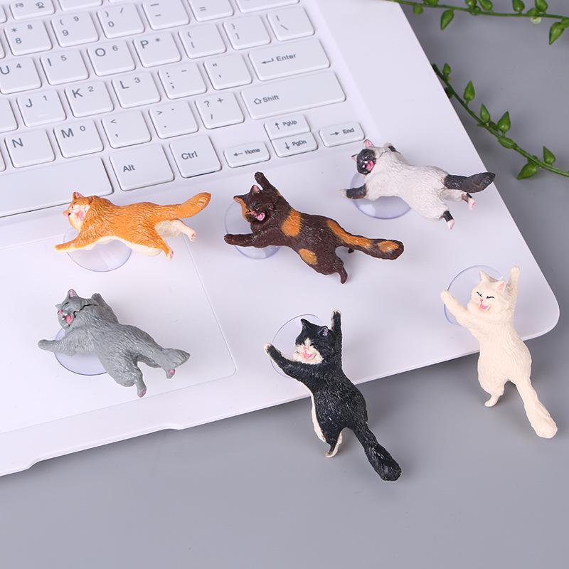 Kawaii Cute Cat Desktop Phone Holder Lovely Stand Lazy Bracket Universal Phone Suction Cup Stand for IPhone Samsung Huawei Xiaomi