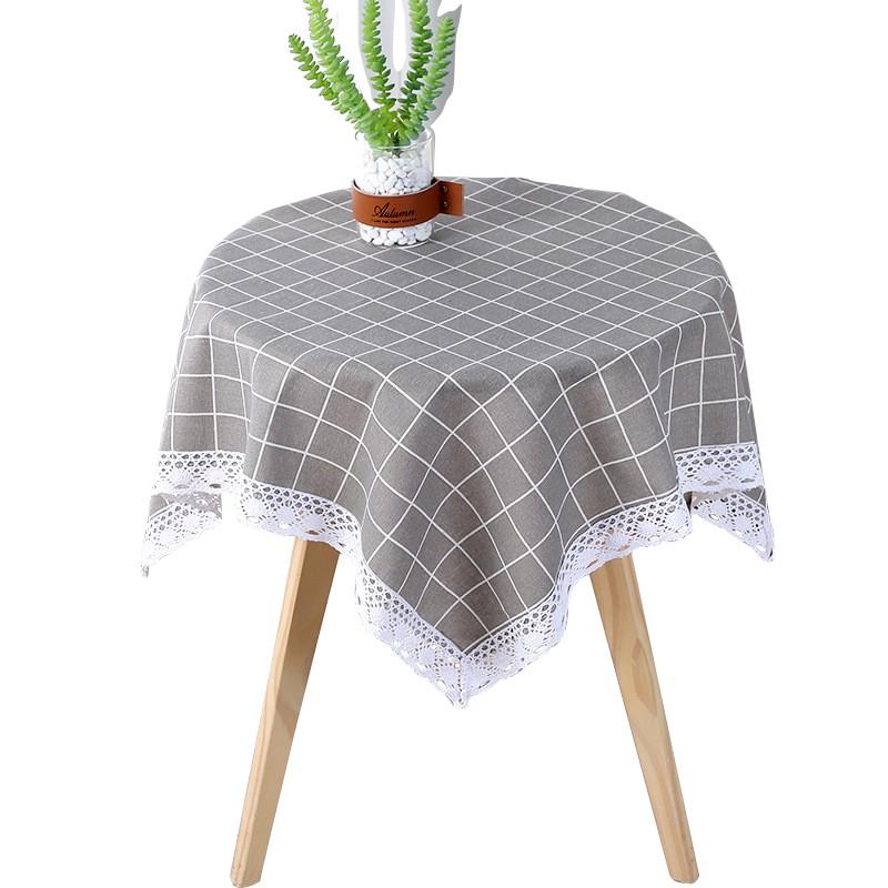 Round Tablecloth Simple Style Household Circular Table Cover Indoor Holiday Home Christmas Party Picnic Dining Room