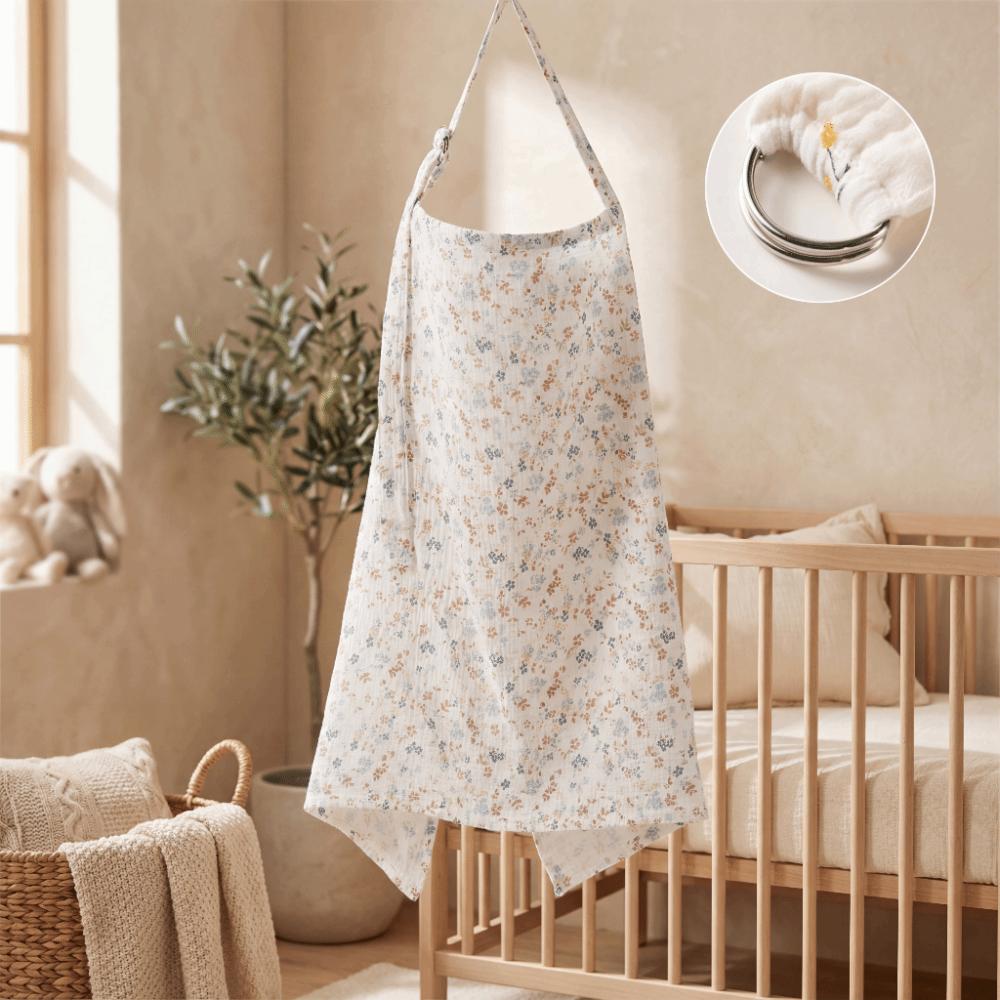 Breathable Breast Feeding Blanket Cotton Baby Stroller Blanket Breastfeeding Nursing Cover  Outdoor