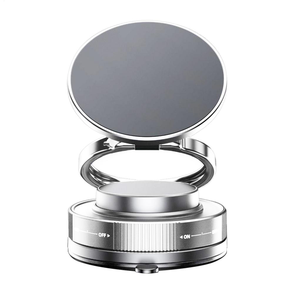 

Magnetic Car Phone Holder Windshield Cellphone Stand Cradle Rotating Smartphone Cradle for Vehicles Dashboard Cellphone Stand білий