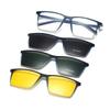 3-in-1 Magnetic Suction Sunglasses for Men Driving Night Vision Versatile Glasses Set