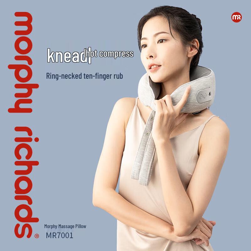 Morphy Richards U-Shaped Portable Vibrating Neck Massager Pillow