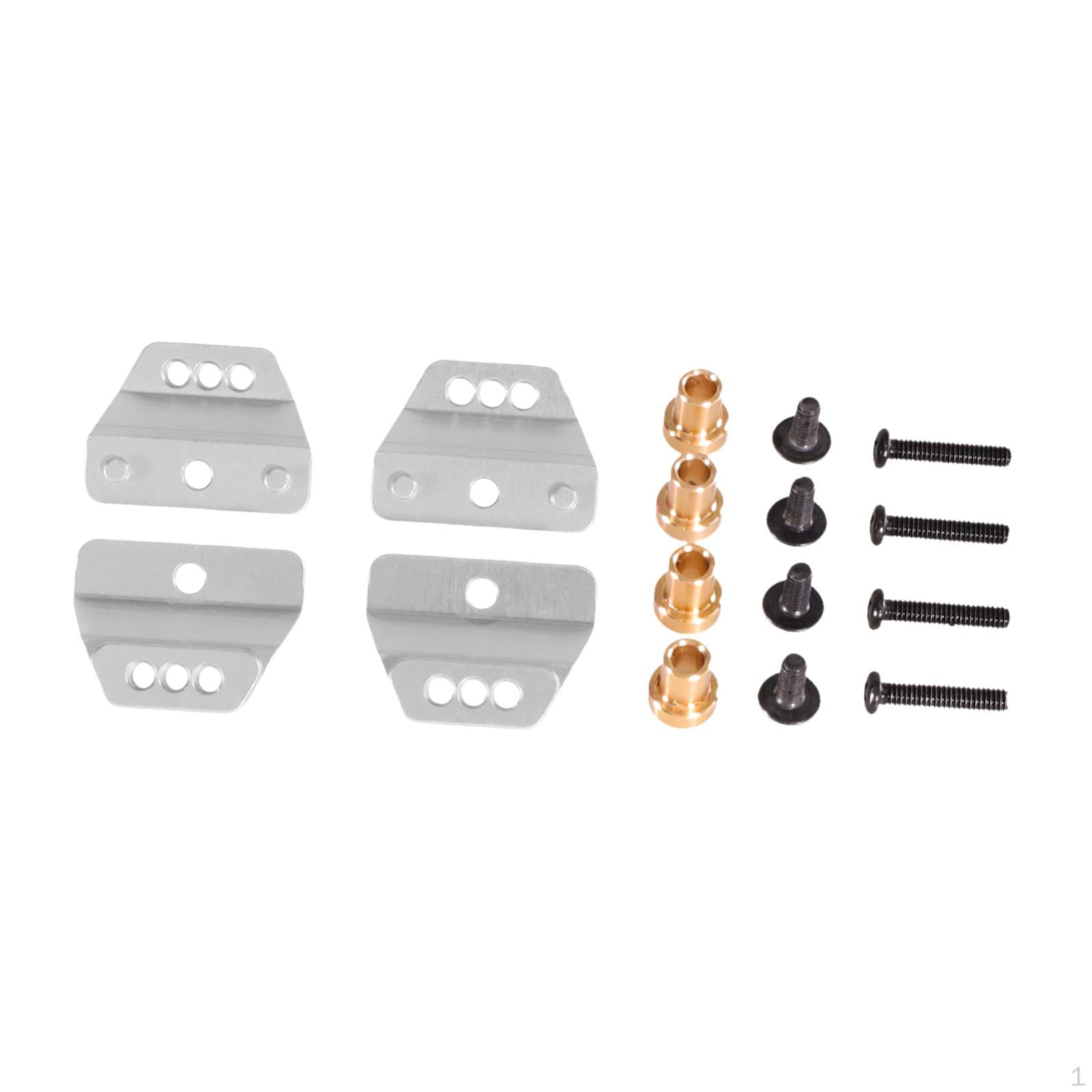 

1/12 RC Accessories Body Mounts for Front And Rear MN82 MN78 срібний