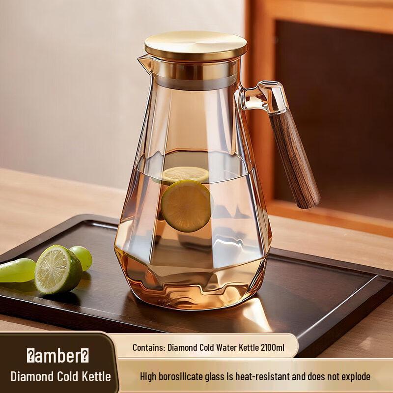 Qiwei Heat-Resistant Glass Water Pitcher