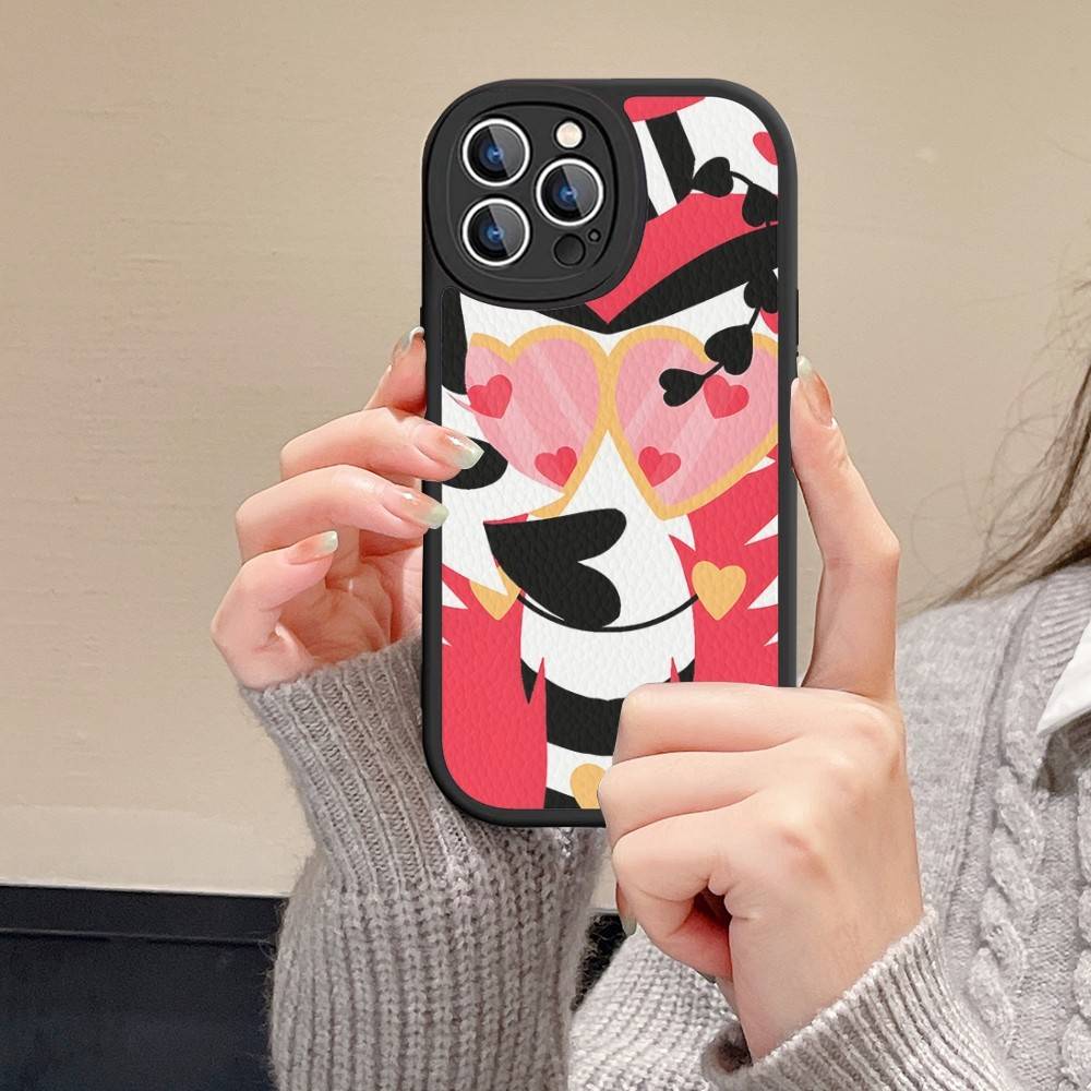Hey A_Arnolds Cartoon Leather Phone Case For IPhone 16 14 15 Pro Plus 13 12 11 Pro Max Silicone Cover