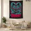 Slipknot Star Tapestry Bold Room Tapestry Fashion Print Wallmounted Work Of Art Atmospheric Background Cloth Christmas Gift