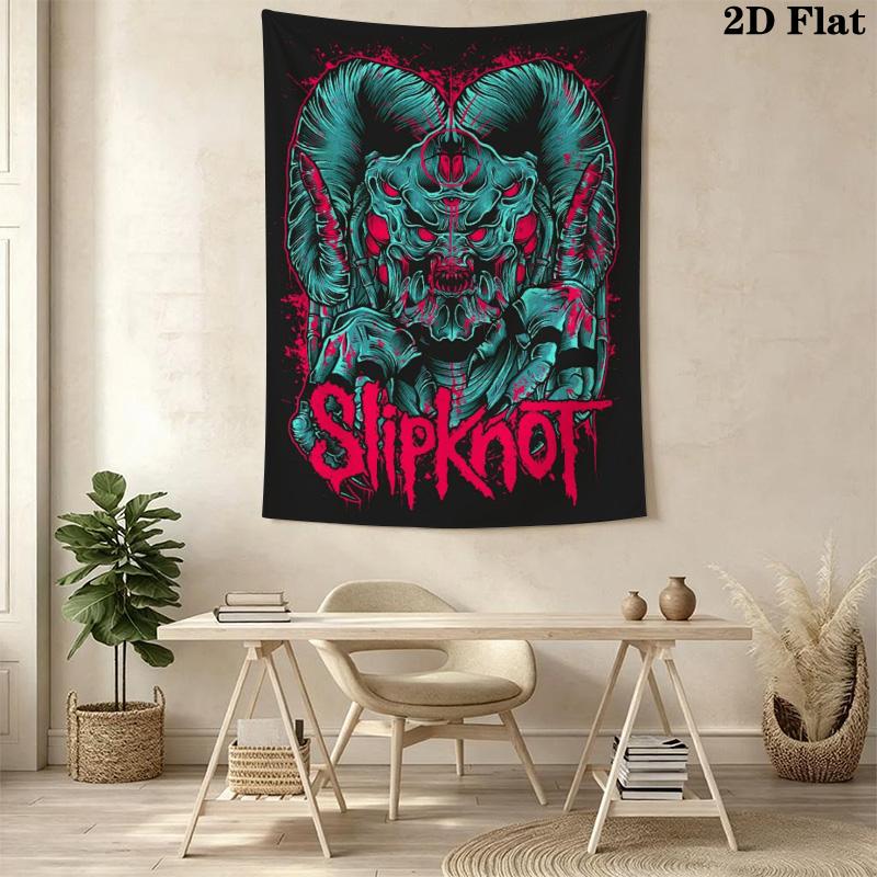 Slipknot Star Tapestry Bold Room Tapestry Fashion Print Wallmounted Work Of Art Atmospheric Background Cloth Christmas Gift