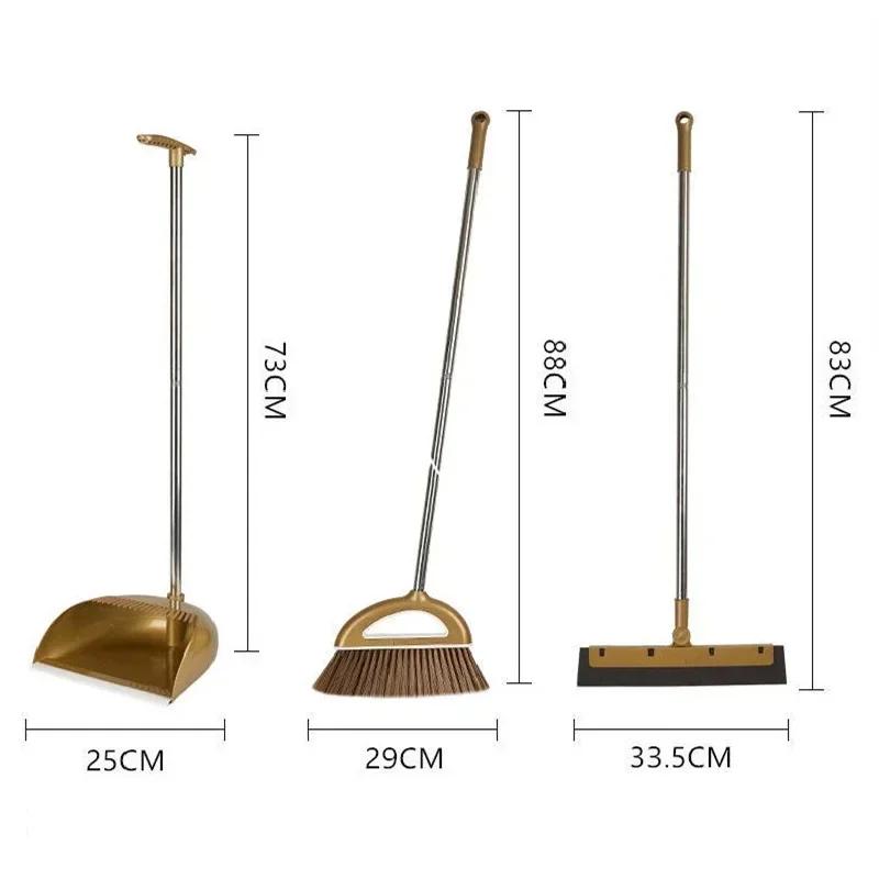 Sweeper Wiper for Floors Home Accessories Sweeping Dust Brush Multifunction Magic Broom and Plastic Dustpan Set Cleaning Tools