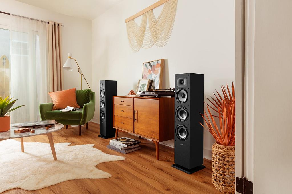 Polk Audio Monitor XT-Serie Standlautsprecher Mattschwarz MXT60 (1 Stück)