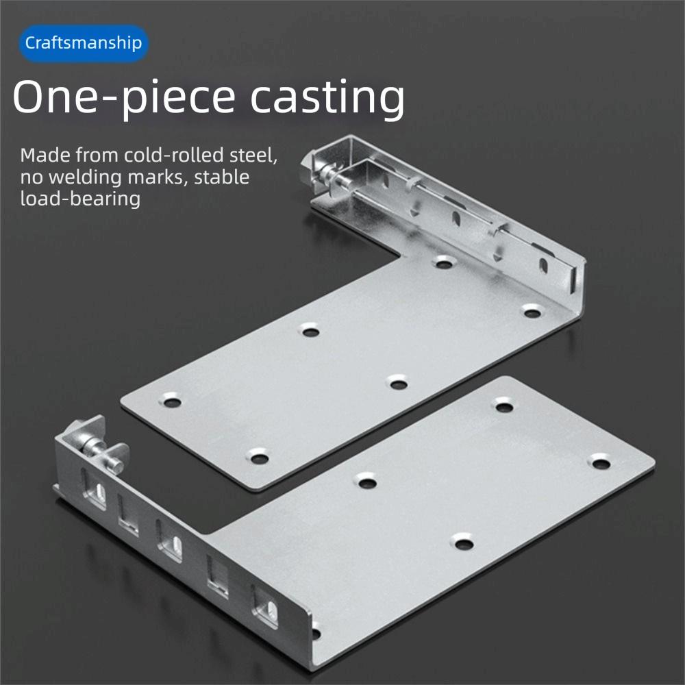 Exposed Mounting Cabinet Support Rack Heavy Duty Wall Connectors Hardware  Wardrobes Installation