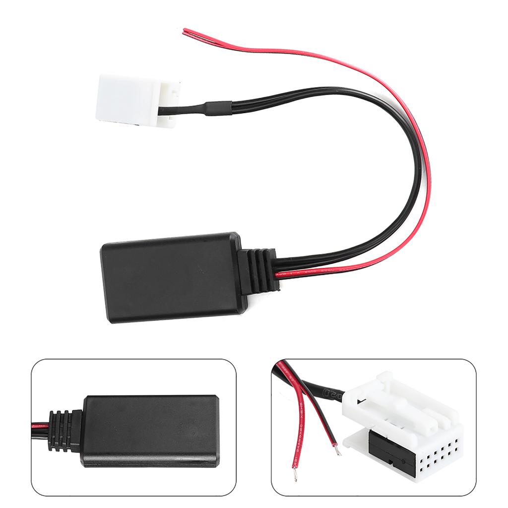 Car Bluetooth Module Audio Input for Peugeot Citroen RD4 Radio Stereo Cable AUX In Adapter