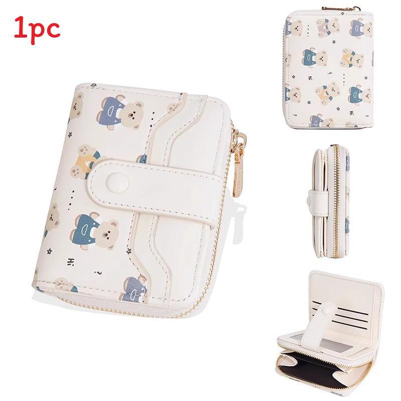Pharaoh Egypt Cat Cartoon Short Wallet With Multiple Card Slots For Daily Use