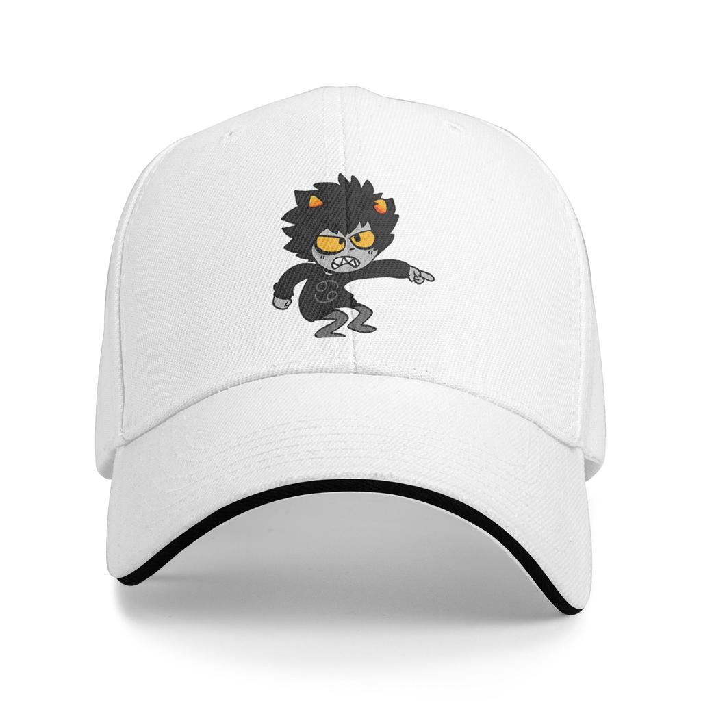 Karkat Vantas Baseball Cap Vintage Homestucks Unisexga Sandwich Hats Unisex Style Adjustable Headwear Activities