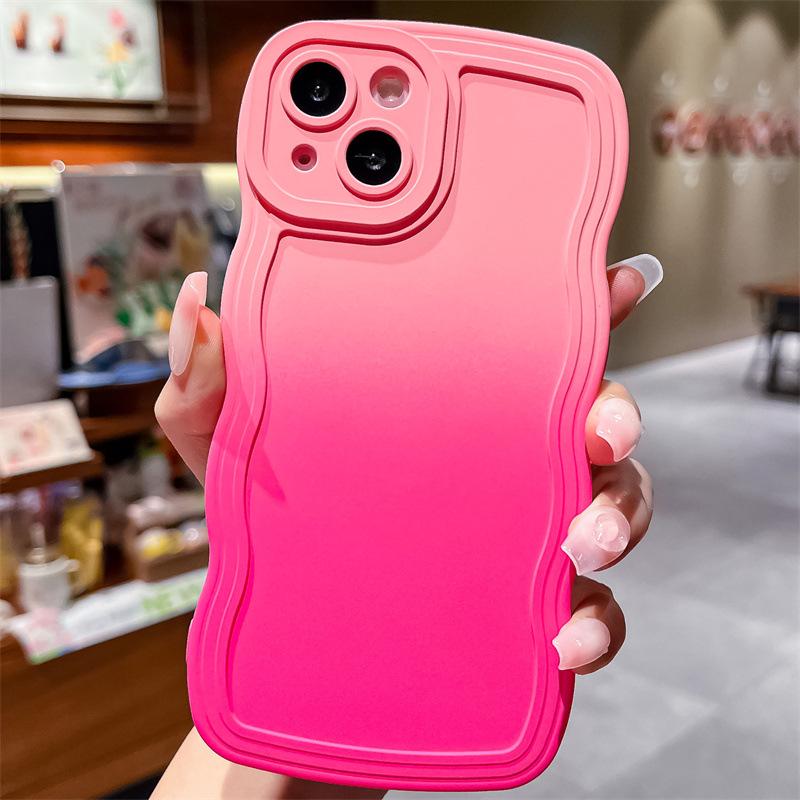 

Silicone Case for iPhone 16/15/14 Pro Max, Liquid Spray Paint Design, Cross-Border Niche iPhone 11 Pro