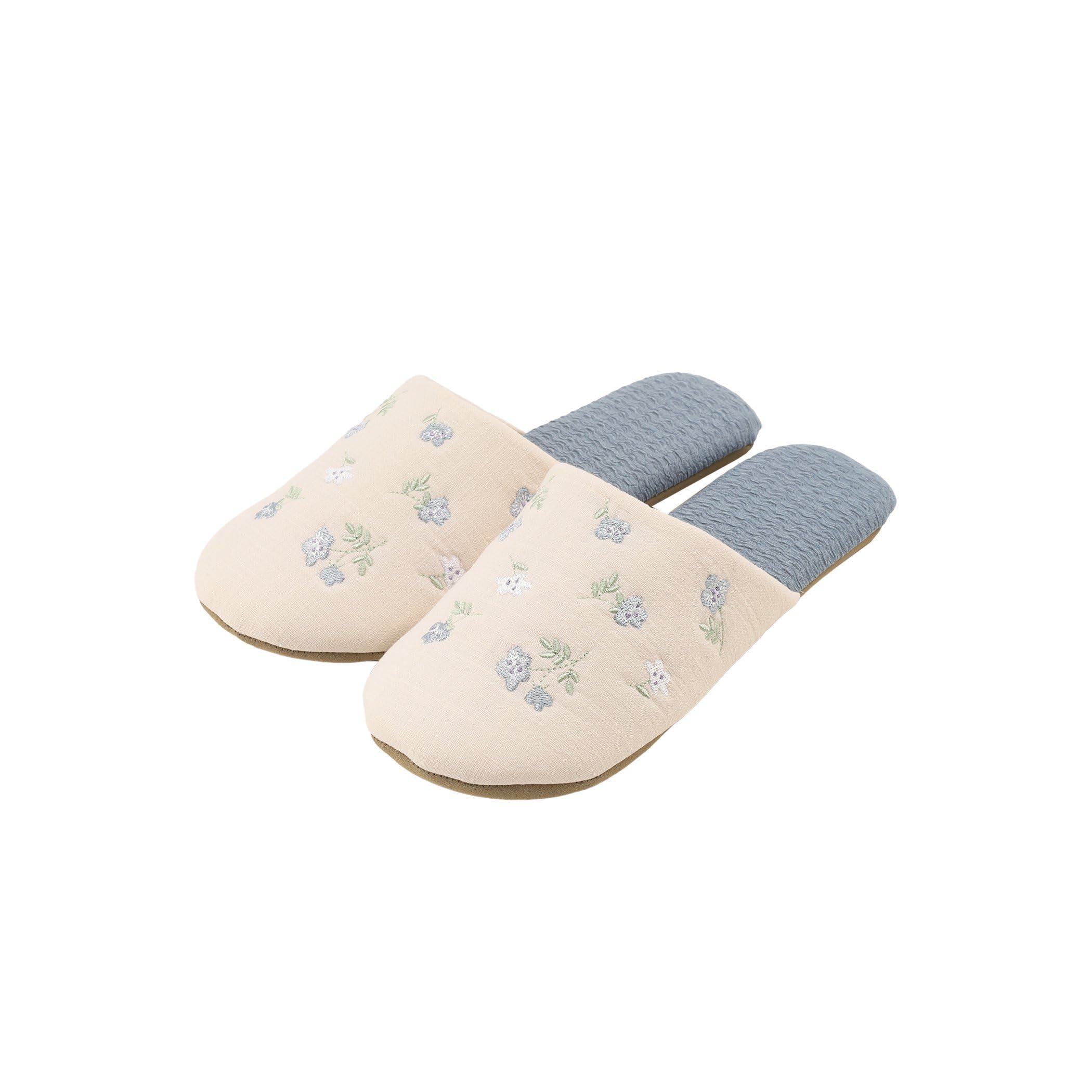 

Afternoon Tea Living JL07 Nemophila Embroidered Room Blue Shoes, синий