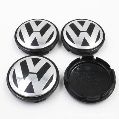 For VW 4PCS 56mm 65mm Car Wheel Center Hub Caps Cover for VW Golf Polo Passat Touran Jetta Interior Mouldings EKJA-K564