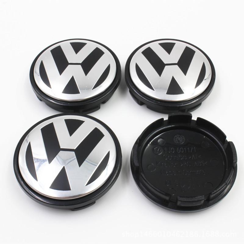 Pro VOLKSWAGEN VW Nové 4ks 65mm Znak na kolo auta Samolepka emblému 60mm krytka náboje Pro Volkswagen VW Jetta R Rline Touran POLO Golf M