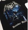 26 RETRO Morbid band december maan T-shirt zwart Korte mouw Alle Maten Unisex T-shirt