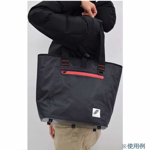 SK11 ONE UP ASSIST GOODS Multi-Purpose Tote Bag, 24L Capacity, SMTB-L, 330 X 335 X 220mm, Black, with Interior Mesh Pocket, for Work, Carpentry, and O