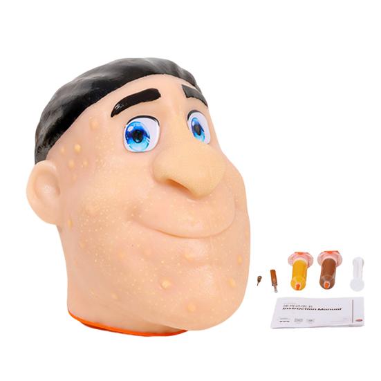 

Іграшка для зняття стресу, видавлювання прищів, з наповнювачем, голова манекена, видавлювання акне, очищення, іграшка-фіджет, симулятор обличчя, видалення чорних цяток з носа, сенсорна іграшка