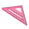 7 Inch Triangular Ruler Plastic Material 45 90 Degree Angle Square for Woodworking Measurement