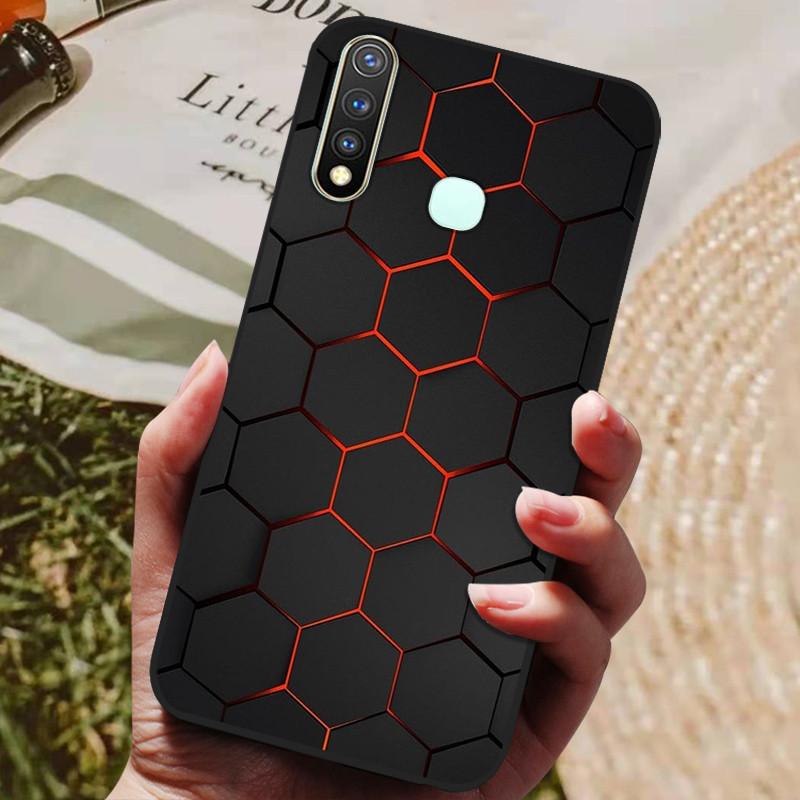 For Vivo Y19 Case Silicone Cover For Vivo 1915 Y19 Y 19 Case 6.53'' Soft TPU Silicon Phone Back Protective Bumper Shells Coque