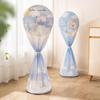 PEVA Floor Fan Cover Waterproof Fan Protective Cover Reuseable Electric Fan Dustproof Cover