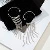Flash Tassel Fashion Temperament Nightclub Earrings Jewelry Charm Party Elegant Earrings
