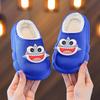 Kids' Winter Cartoon Cotton Slippers, Plus Velvet, Warm, for Boys and Girls, Indoor/Outdoor Furry, Waterproof Shoes