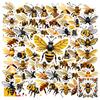 35-70pcs Bee Stickers Spring Summer Insect Graffiti Sticker Diy Skateboard Diary Laptop Decals Stationery Stickers