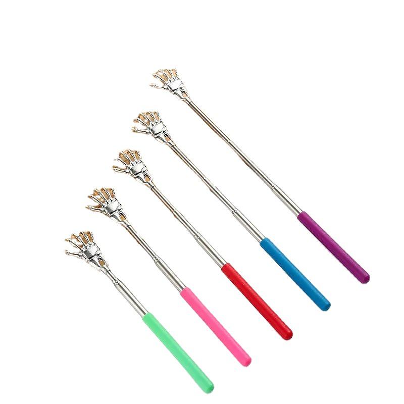 Ghost Hand Stainless Steel Retractable Back Scratcher: Solo Use, Itch Relief for Seniors