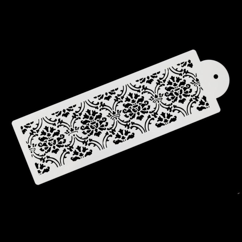 

Полый цветок трафарет форма для торта симпатичный узор помадка форма для украшения торта распылительная окраска шаблон DIY домашний декор стены