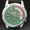 VINTAGE REFURBISHED SEIKO 5 AUTOMATIC JAPAN MENS GREEN DIAL WATCH a445407-1