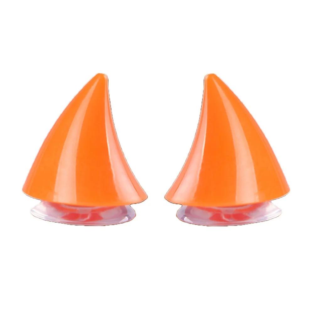 2Pcs Motorcycle Helmet Ornaments Devil Wings Colorful Horns Universal Motorbike Bicycle Car Styling Decoration Helmet Stickers