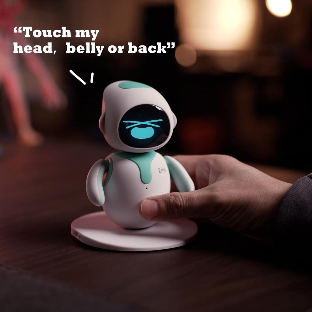 Eilik - Emotionally Intelligent Desktop Companion Robot Multi-Robot Interaction, Desktop Robot Partner