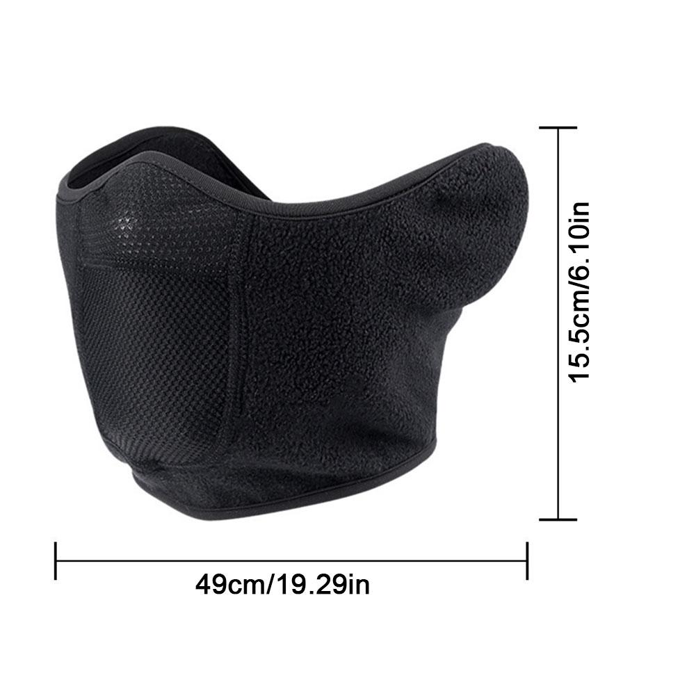 2025 Winter Unisex Warm Mask Windproof Anti Dust Comfortable Breathable Outdoor Cycling Running Sport Facemask Ear Protector