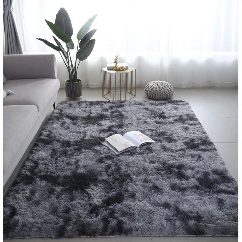 

Luxury Long Velvet Carpet Soft Anti Slip Plush Floor Mat Bedroom Living Room Warm Home Decoration Carpet 60X90CM(2X3FT