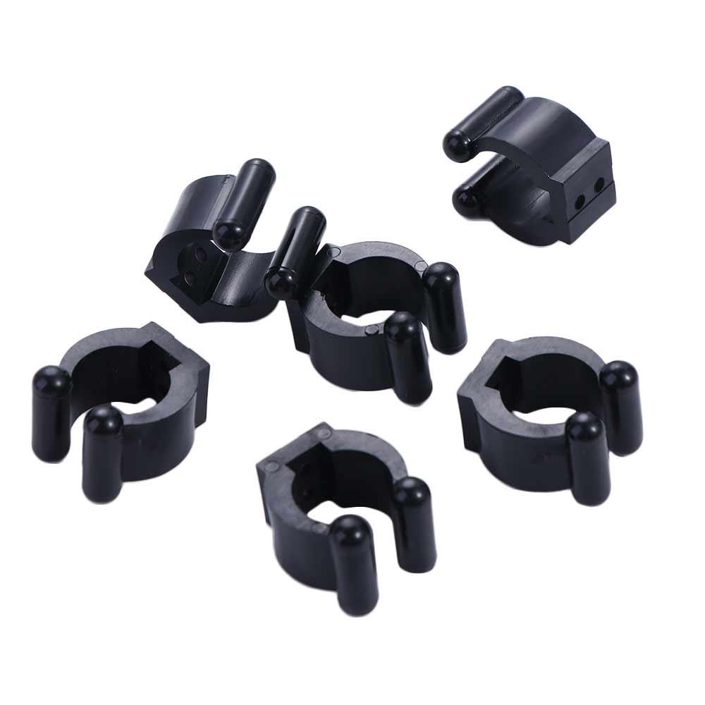 Fishing Pole Black Rod Organizer Billiards Cue Clip Fishing Rod Holder Fishing Rod Storage Clips