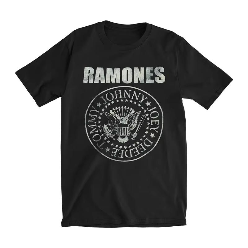 

Ramones, A Legendary American Punk Band, Is A Rock Retro Direct-spray Men s and Women s Pure Cotton Short-sleeved T-shirt 4XL
