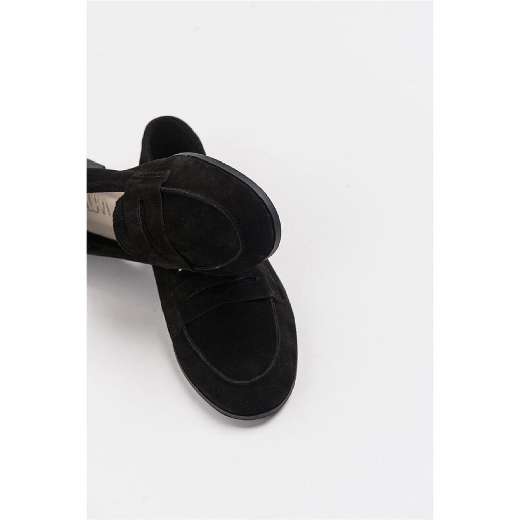 F02 Clay Suede Women's Ballerinas