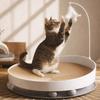 Wear Resistant Cat Scratch Board Round Cat Turntable Toy Teasing Cat Stick  Indoor Play