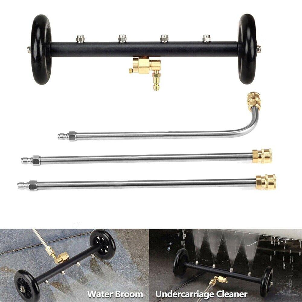 Mașină de spălat sub presiune sub mașină de 16 inchi cu baghetă de prelungire cu 2 bucăți Dispozitiv de curățat cu presiune dublă pentru trenul de rulare