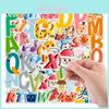 Adhesive Alphabet Lore Stickers For Luggage Case/trolley Decor 52pcs