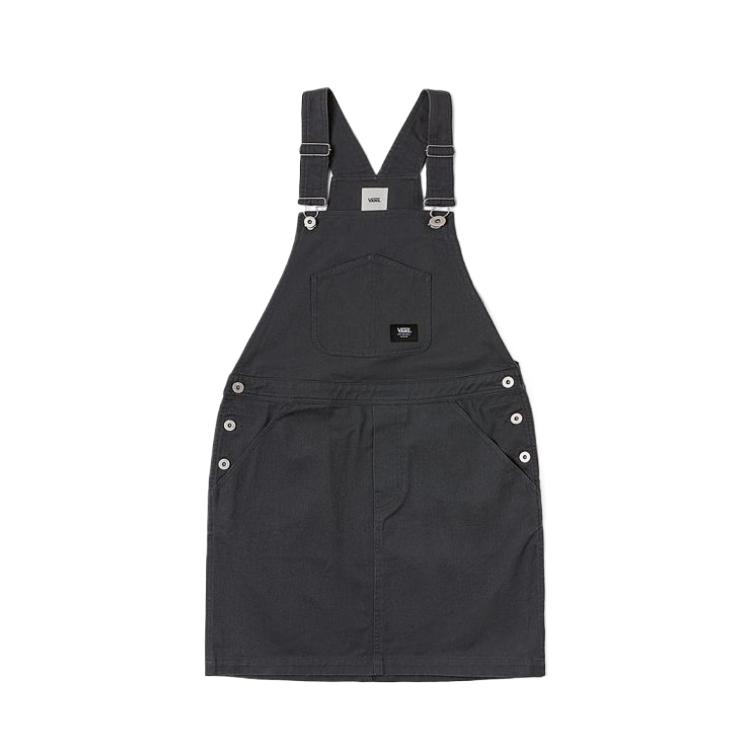 

Vans Comfortable Casual Strap Dress Women dresses Gray Black VN000NN71O7 M