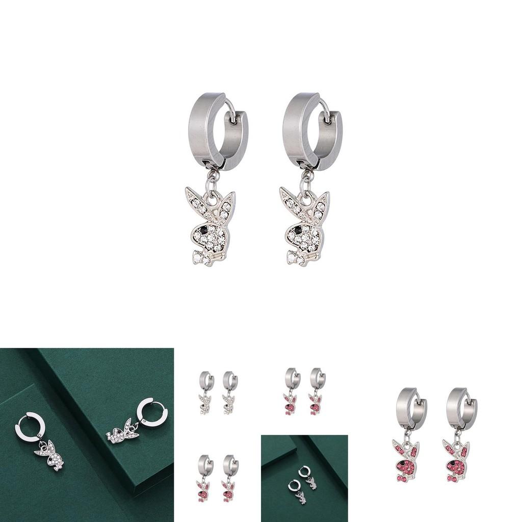 Stylish Creative Alloy Rabbit Earrings Women's Personalized Geometric Design