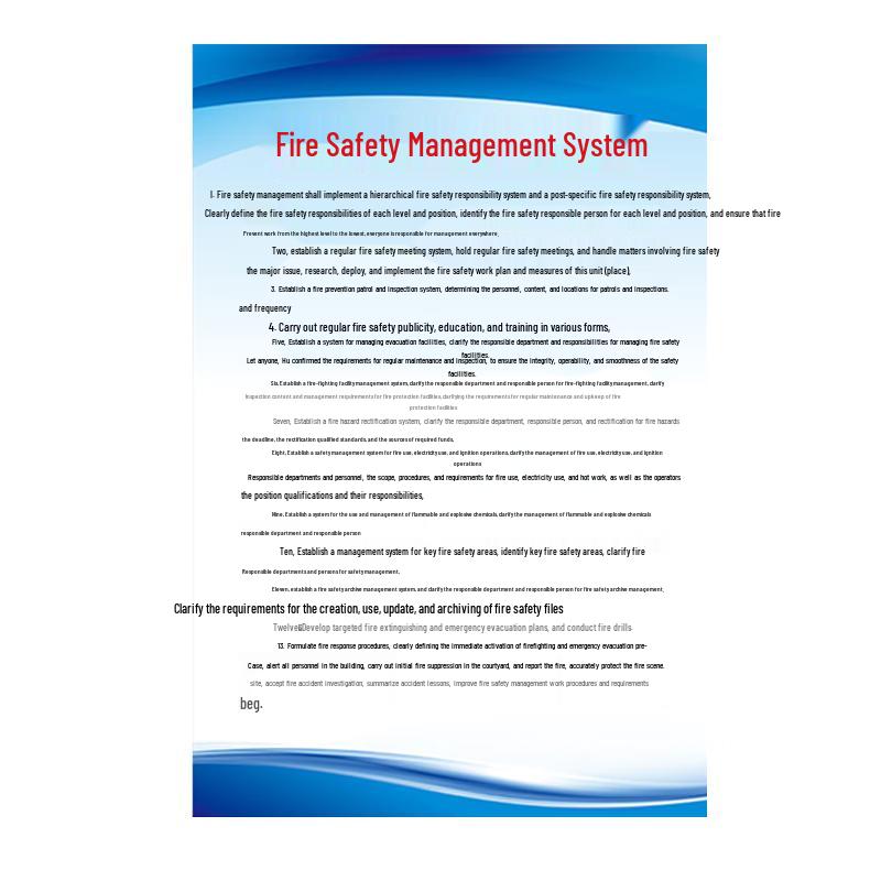 Safety Production Responsibility Sign 40x60cm