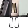 For 2007-2013 Infiniti G25 G35 G37 Soft Carbon Fiber Central Control Gear Shift Air Outlet Frame Panel Sticker Car Accessories