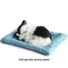 Simulation Mini Cat Cloth Pad Plush Cats Children Birthday Gifts Creative Imitation Ornaments Home Fireplace Decoration Supplies