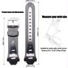 Rubber Black Strap SS0S4723000 for Suunto Observer SR X6HRM DEC19 P45 Men's Sports Watch Wristband Bracelet Accessories